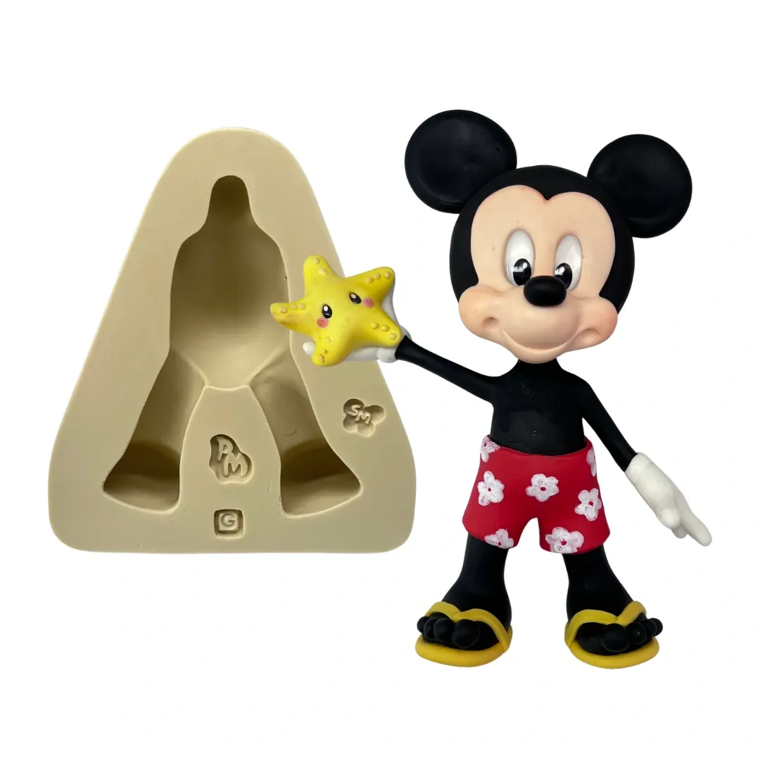 Molde de Silicone Corpinho de Ratinhos G - Cód 2039
