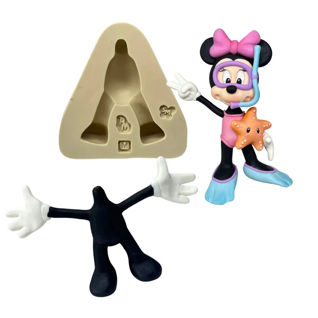 Molde de Silicone Corpinho de Ratinhos M - Cód 2038