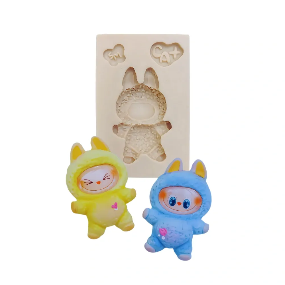 Molde de Silicone Criaturinhas Cut - Aplique - Cód 1736