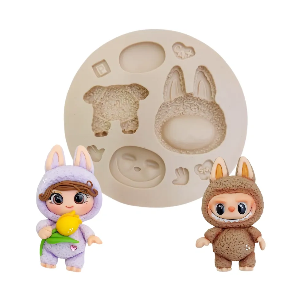 Molde de Silicone Criaturinhas Cut P - Cód 1738