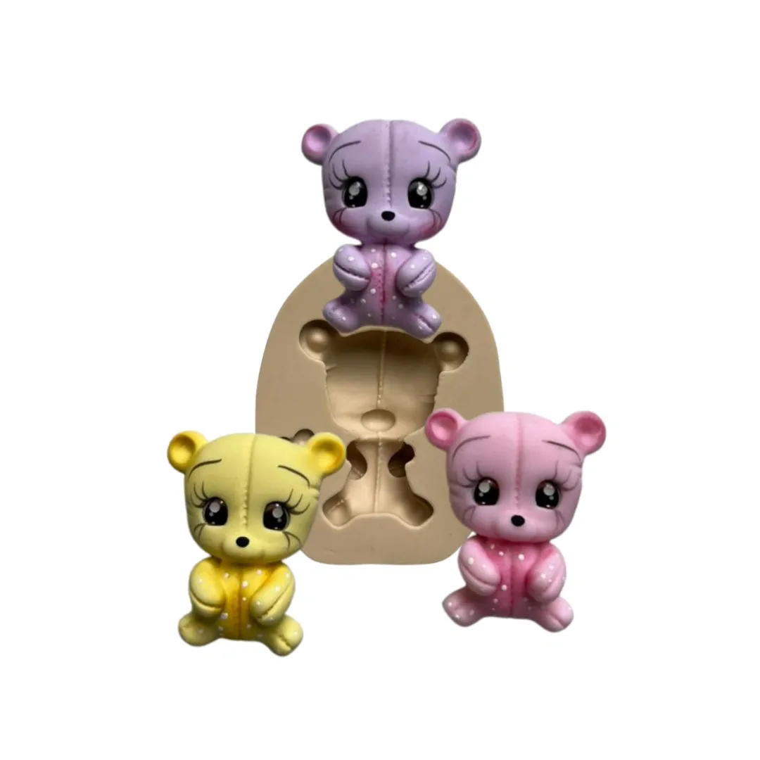 Molde de Silicone Ursinho Doçura  - Cód 2092