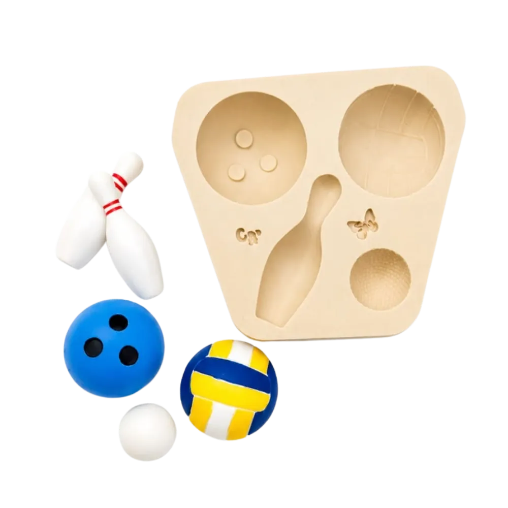 Molde de Silicone Esportes 2 - cód 2302