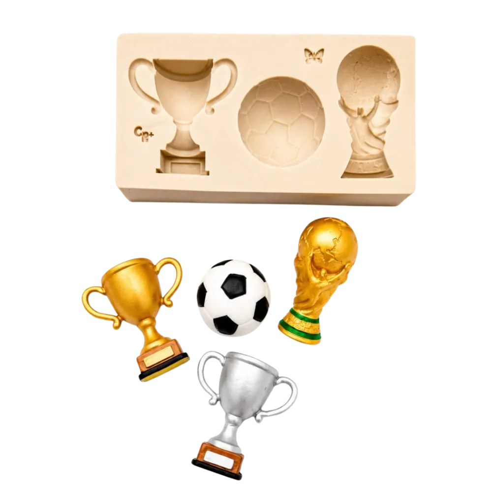 Molde de Silicone Esportes Campeão - cód 2303