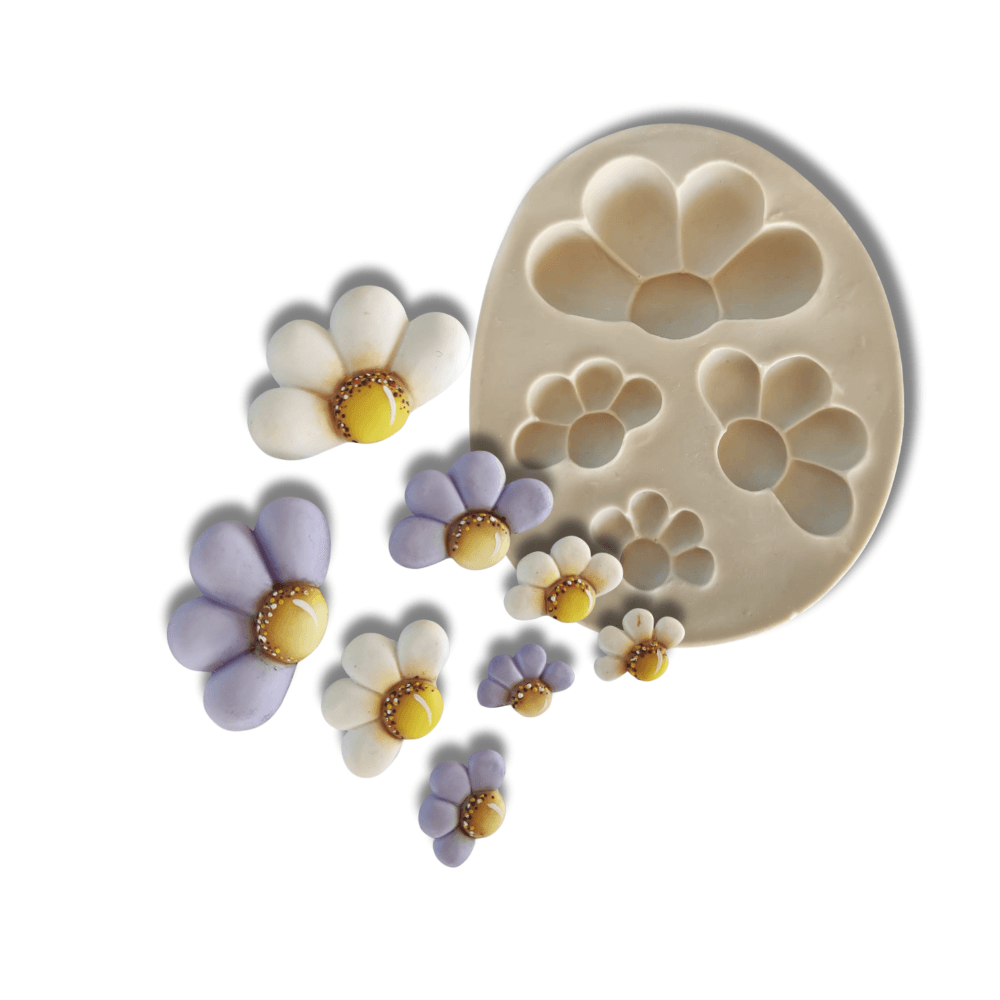 Molde de Silicone Flor Country  - Cód 056