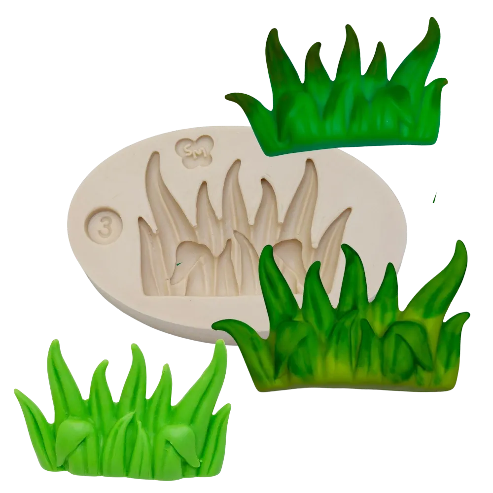 Molde de Silicone Graminha 3 - cód 2265