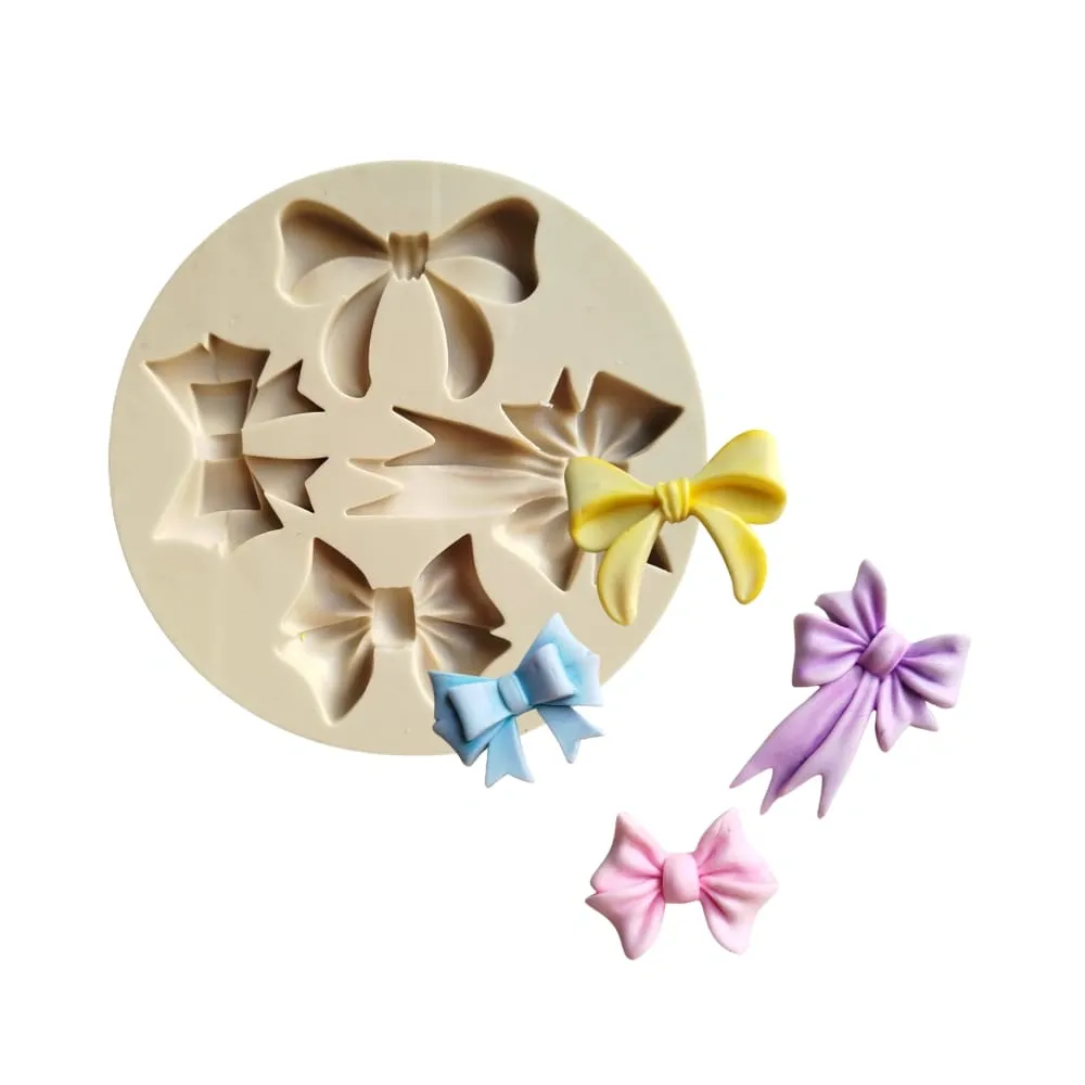 Molde de Silicone Kit Laços Médios - Cód 1722