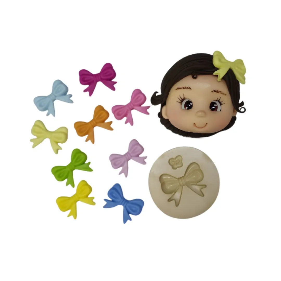 Molde de Silicone Lacinho - Cód 2207