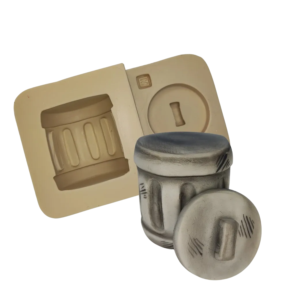 Molde de Silicone Lixeira M - cód 2352