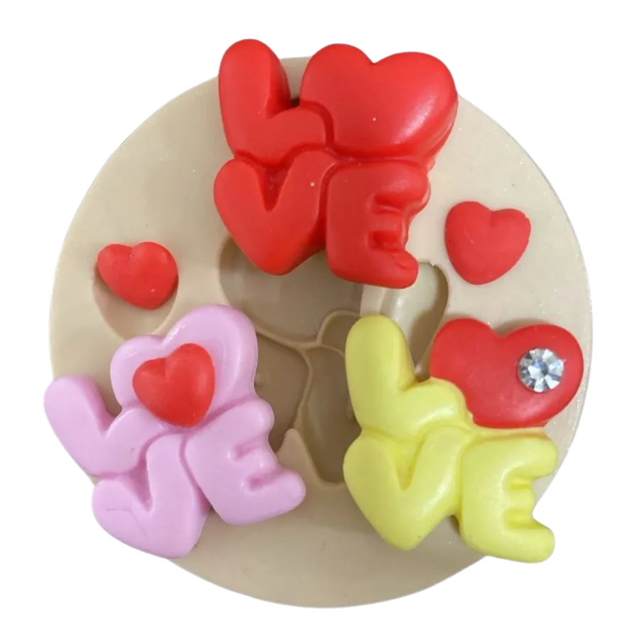 Molde de Silicone Love - Cód 2297