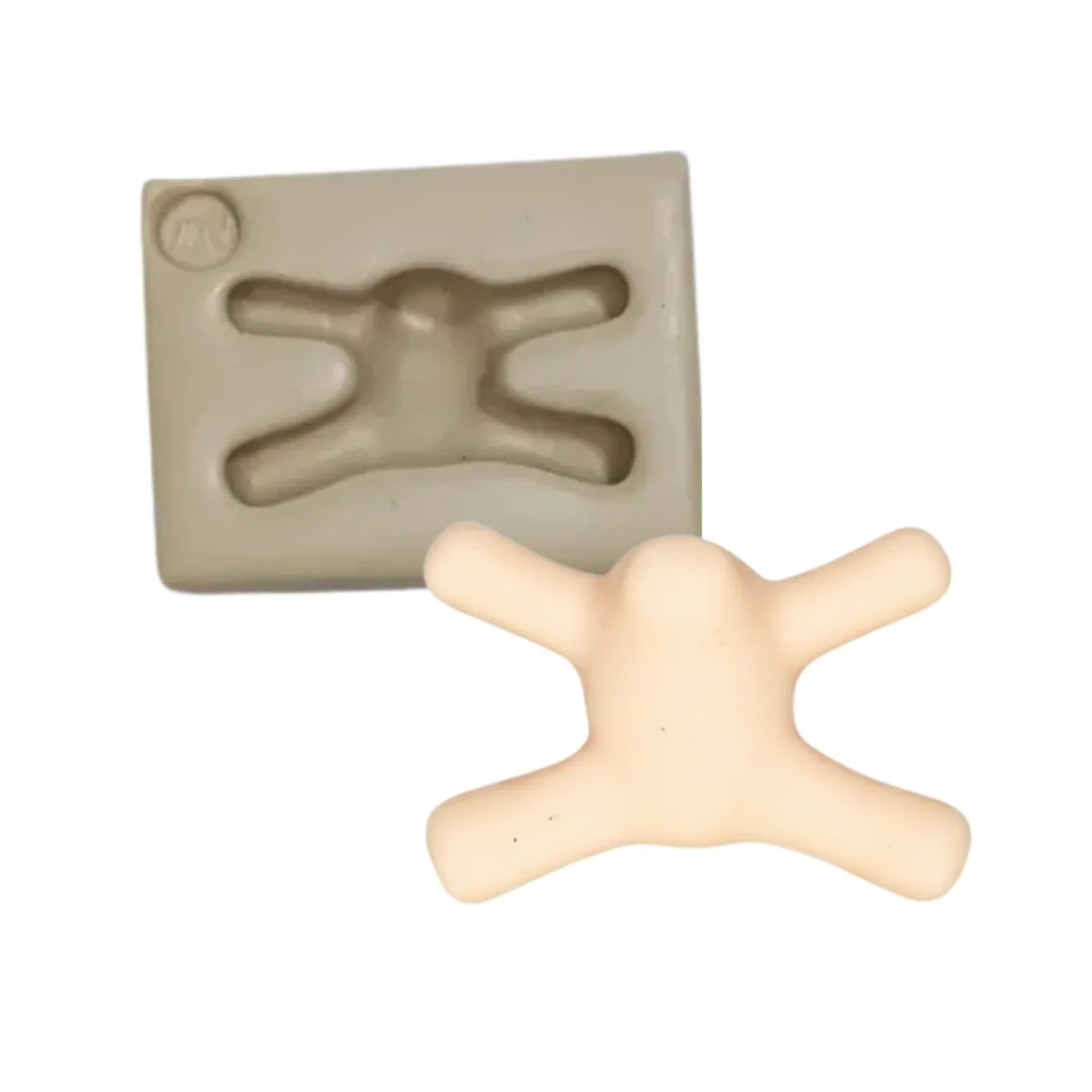 Molde de Silicone Mag 4 Patinhas  - cód 1920