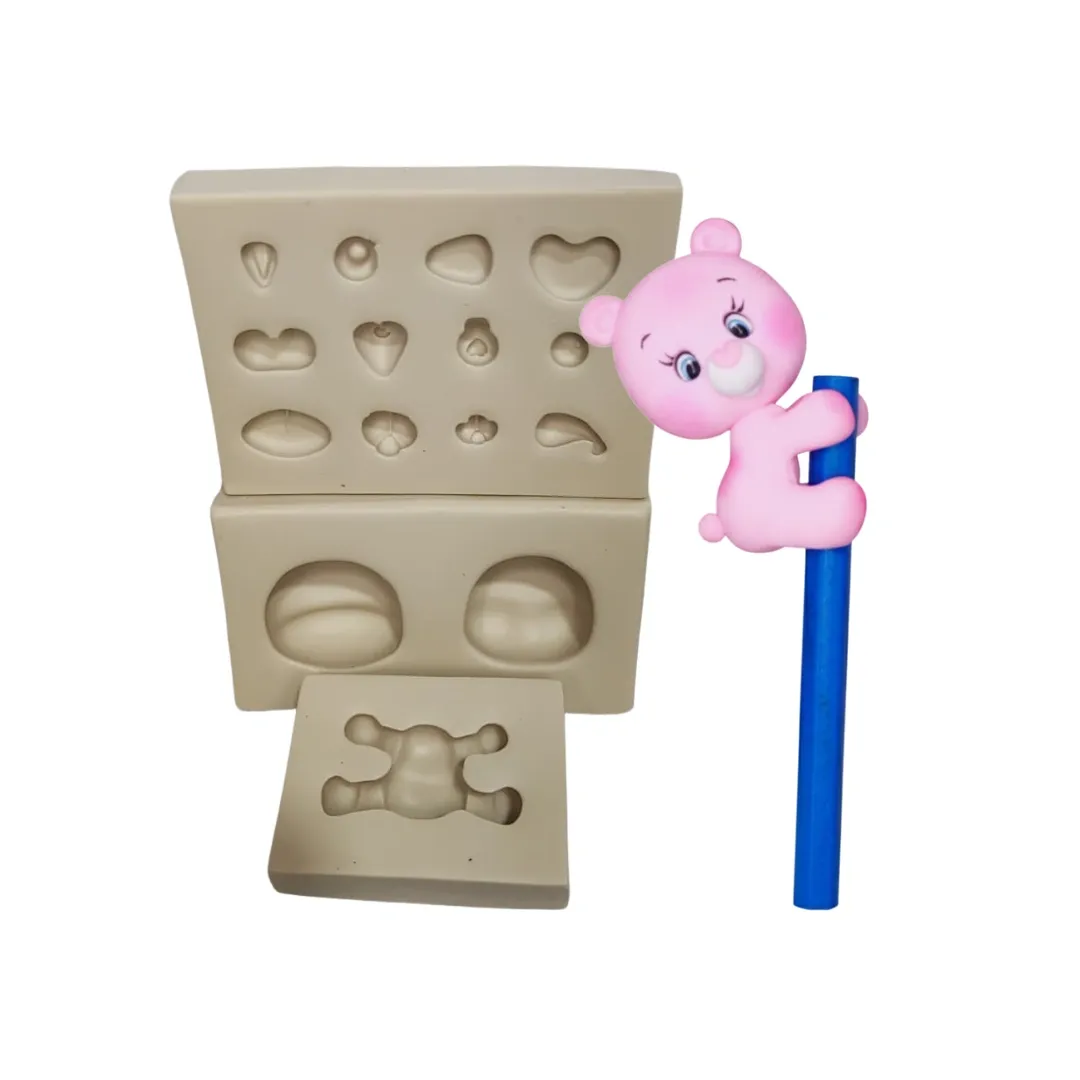 Molde de Silicone Mag Agarradinhos P - cód 1824