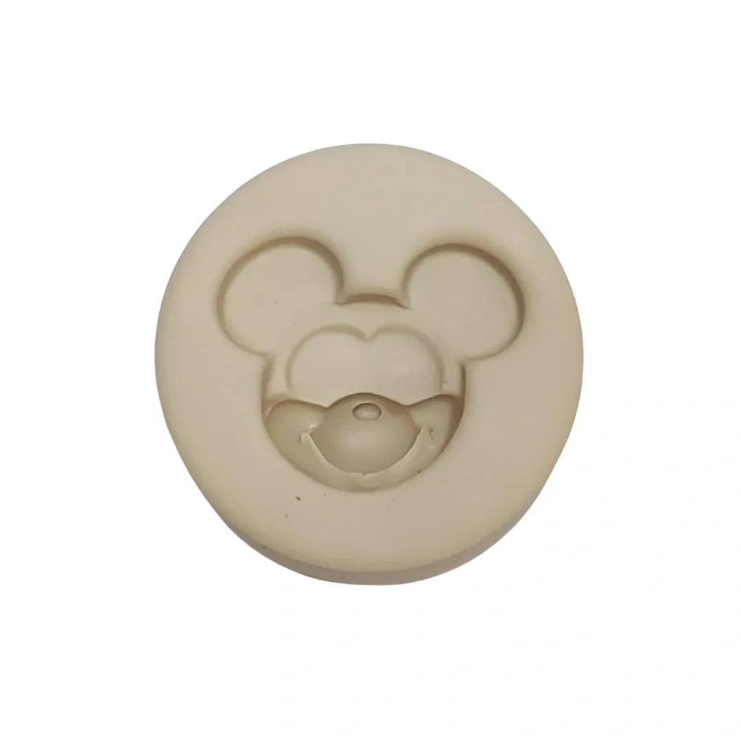 Molde de Silicone Mag Aplique Rostinho Ratinhos - cód 2020