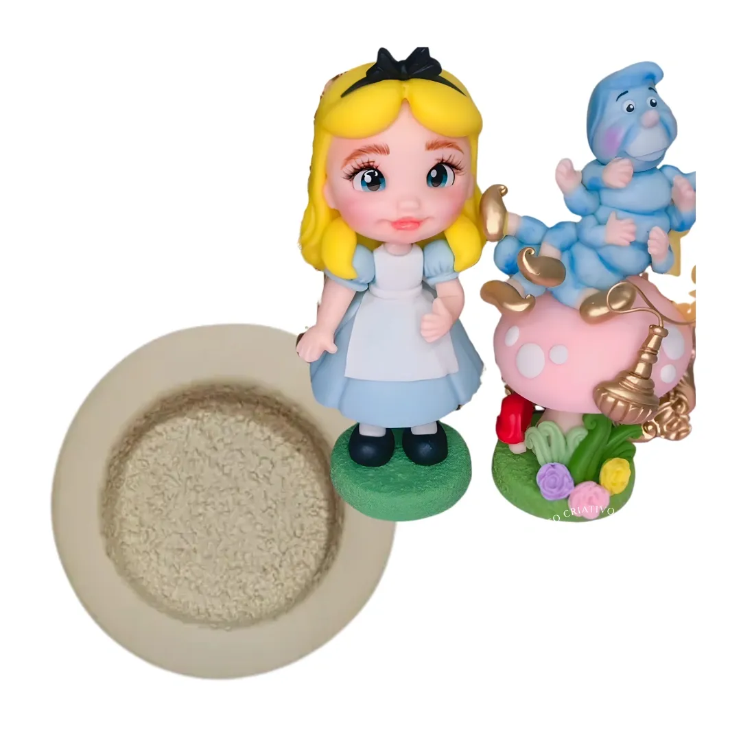 Molde de Silicone Mag Base Graminha - cód 1890
