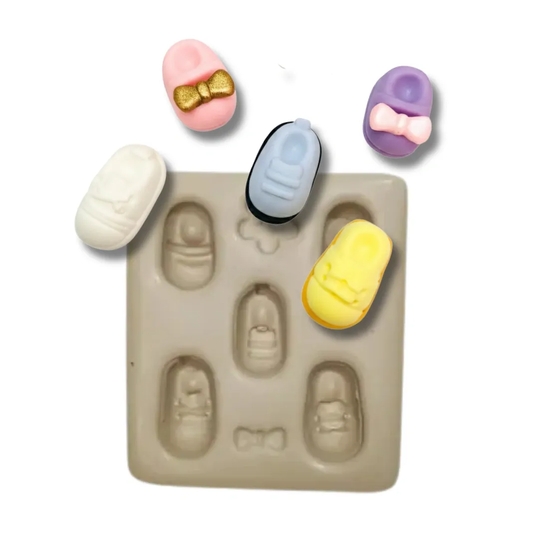 Molde de Silicone Mag Best Sapatinhos - cód 1876