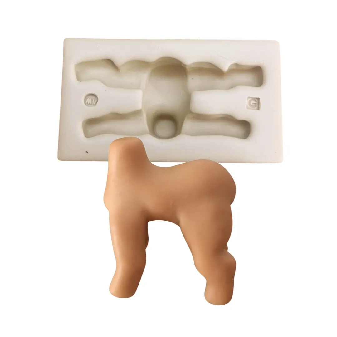 Molde de Silicone Mag Bichinhos 4 Patas G - Cód 2034