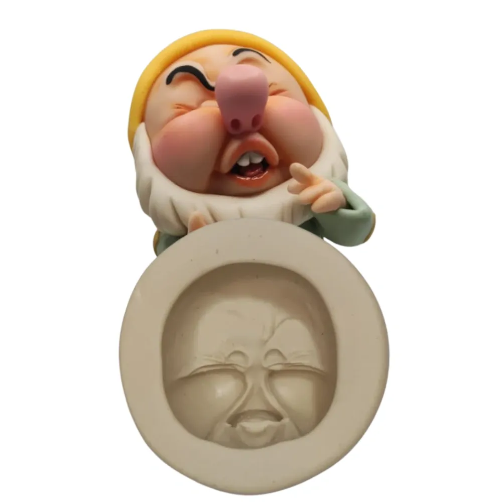 Molde de Silicone Mag Cabeça Atchim G - cód 1954