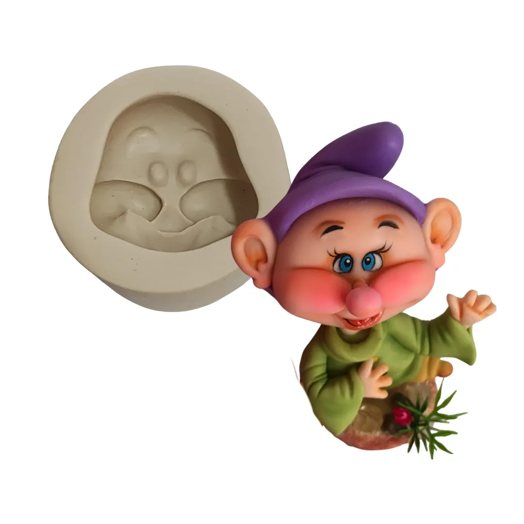 Molde de Silicone Mag Cabeça Dunga M - cód 1937