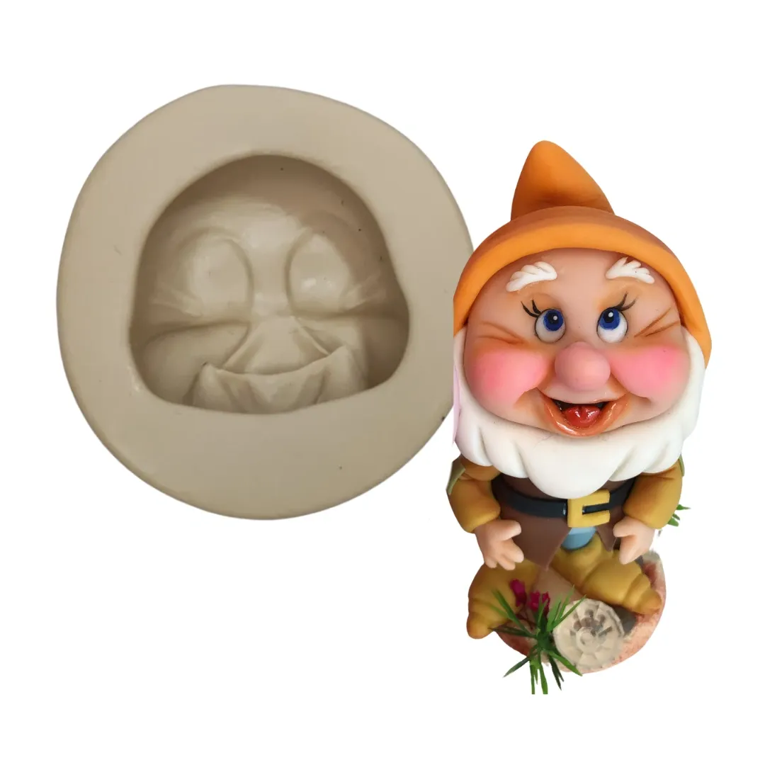 Molde de Silicone Mag Cabeça Feliz M - cód 1942