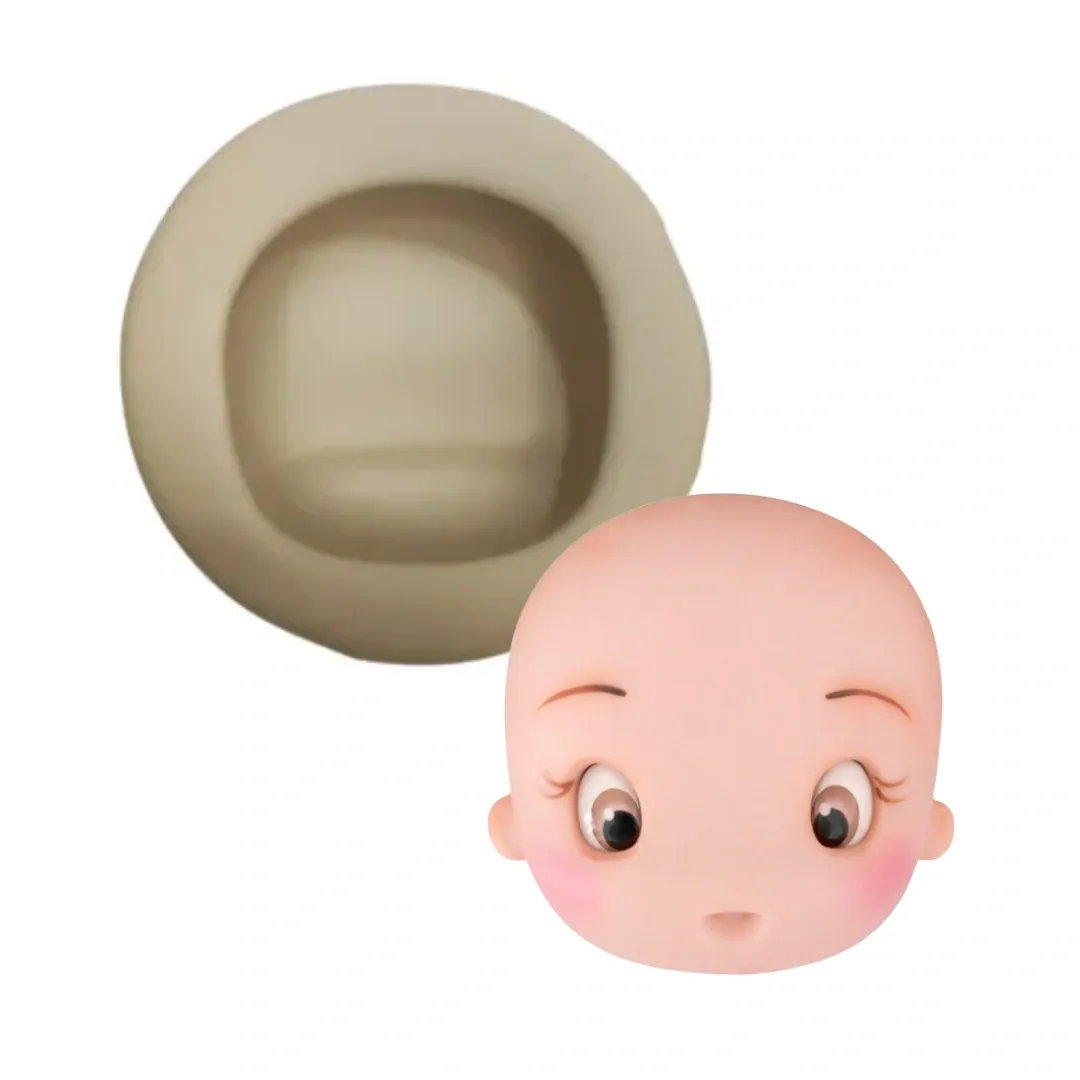 Molde de Silicone Mag Cabeçudo Fofo M - cód 2032