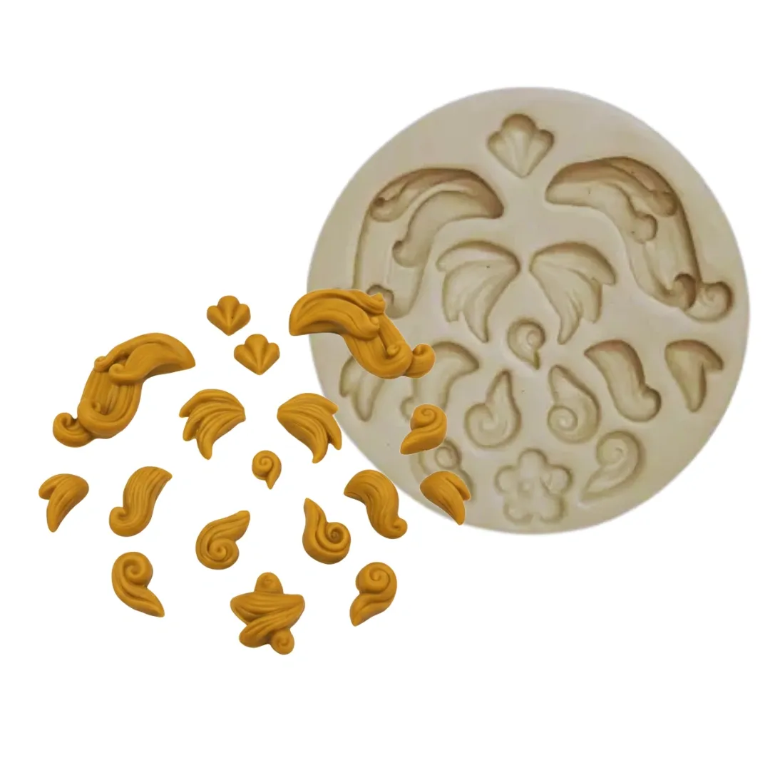 Molde de Silicone Mag Cabelinho Mechinhas - cód 1871