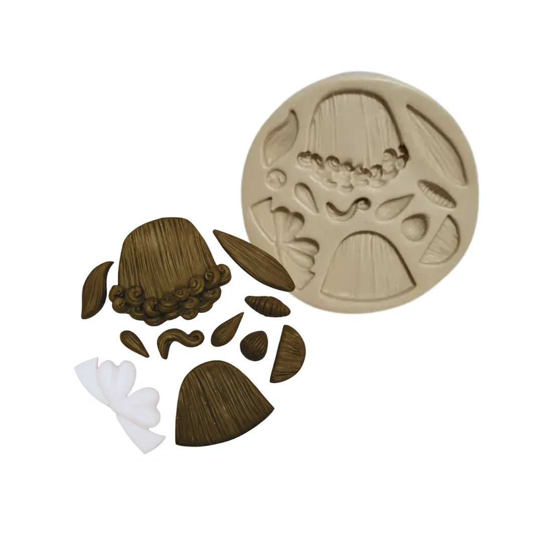 Molde de Silicone Mag Cabelinho Perfeito - cód 1867