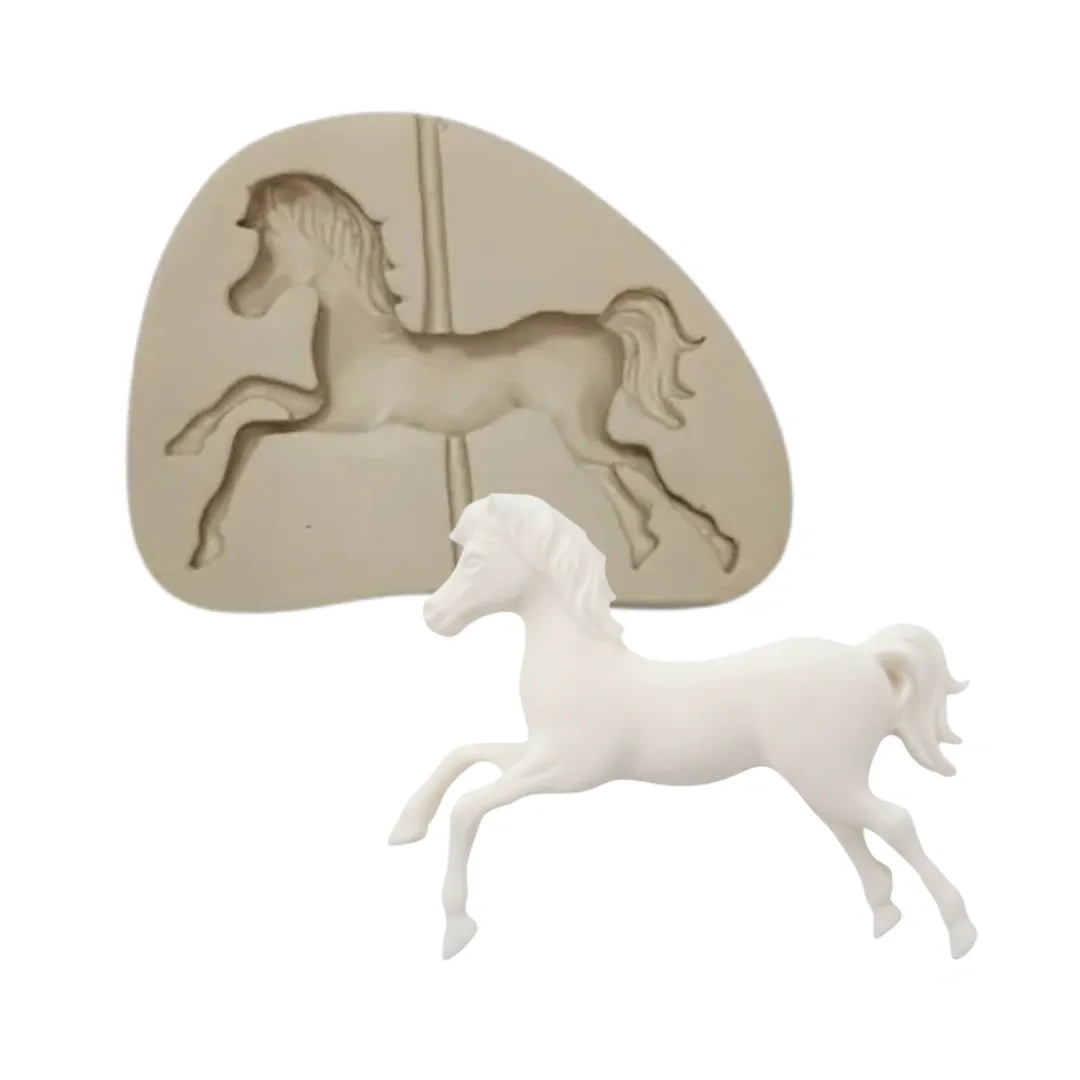 Molde de Silicone Mag Cavalinho - cód 1913