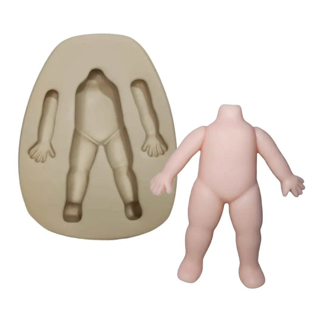 Molde de Silicone Mag Corpinho Fofis G - cód 1842