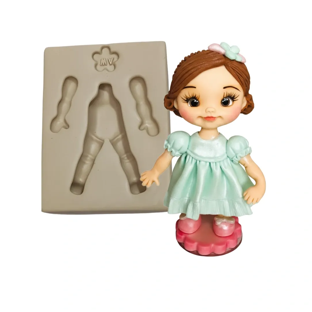 Molde de Silicone Mag Corpinho Universal P - cód 1831