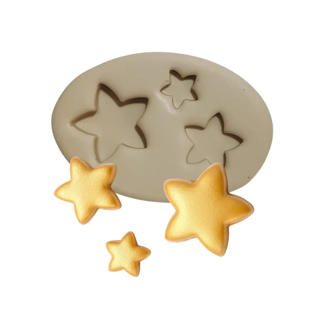 Molde de Silicone Mag Estrelinhas - cód 1902