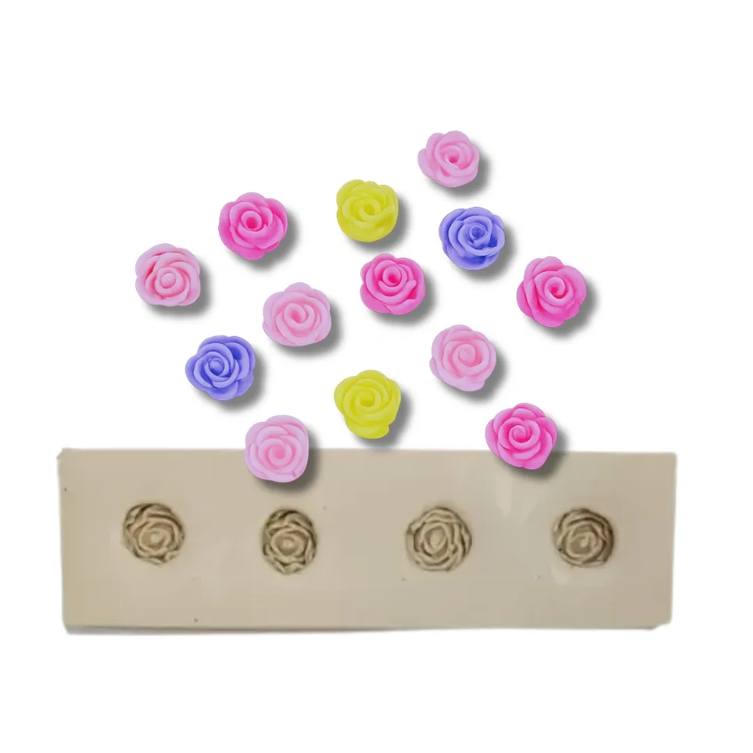 Molde de Silicone Mag Florzinhas - cód 2023