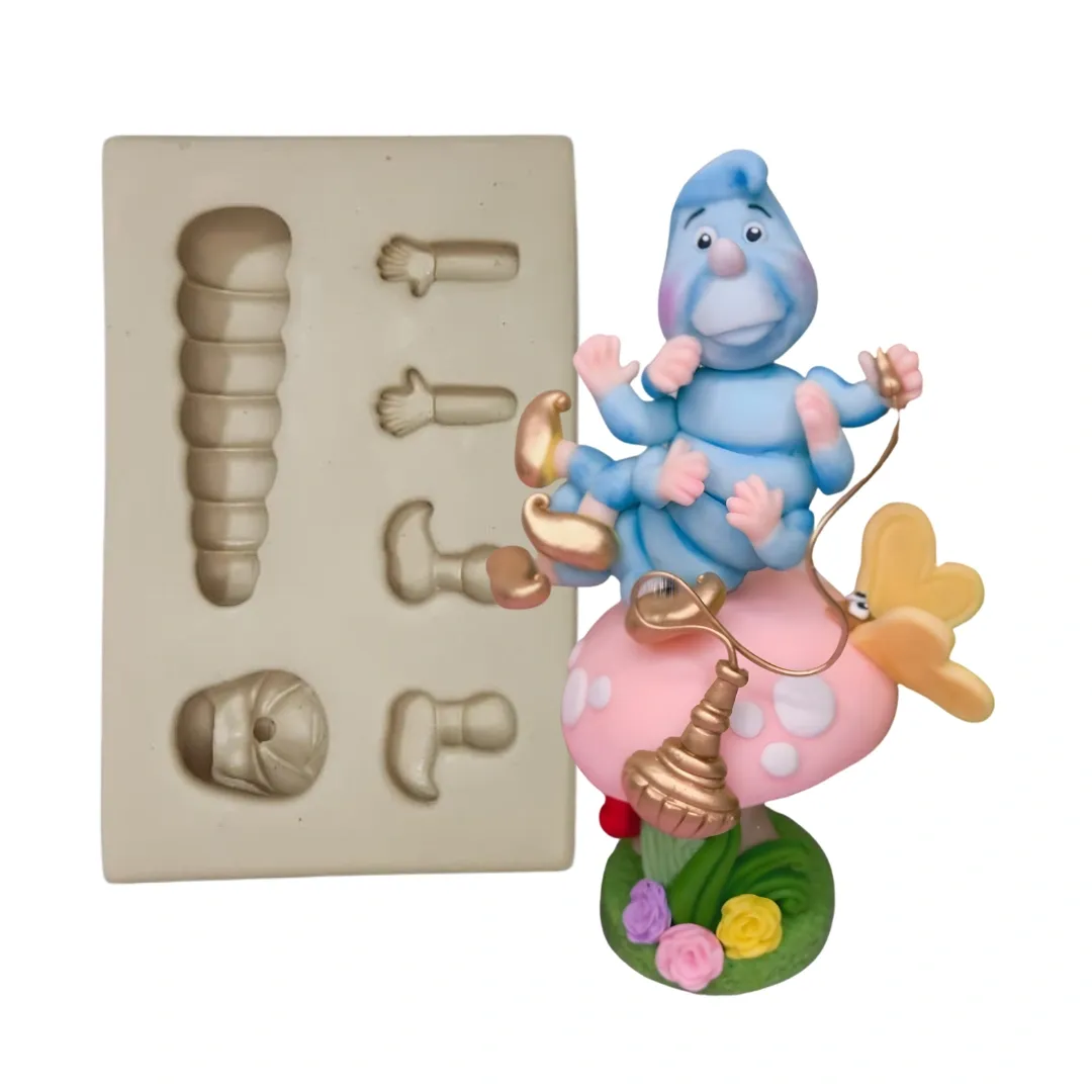 Molde de Silicone Mag Lagarta Absolen - cód 1987