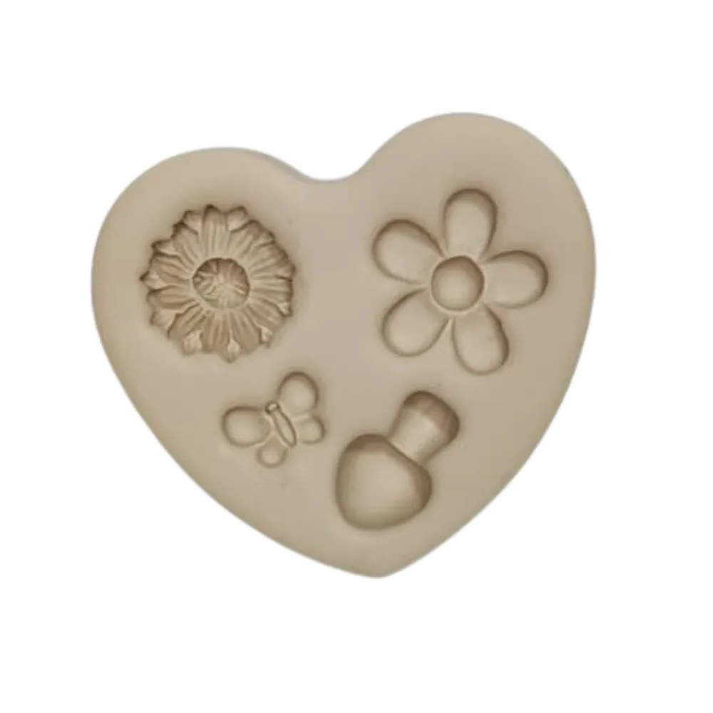 Molde de Silicone Mag Mini Jardim - cód 1888