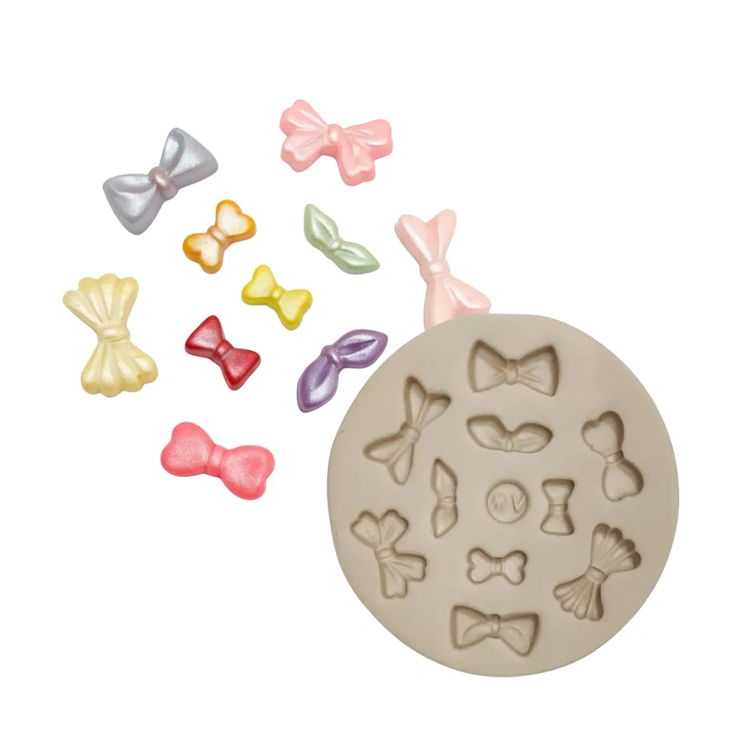 Molde de Silicone Mag Mini Laços - cód 1903
