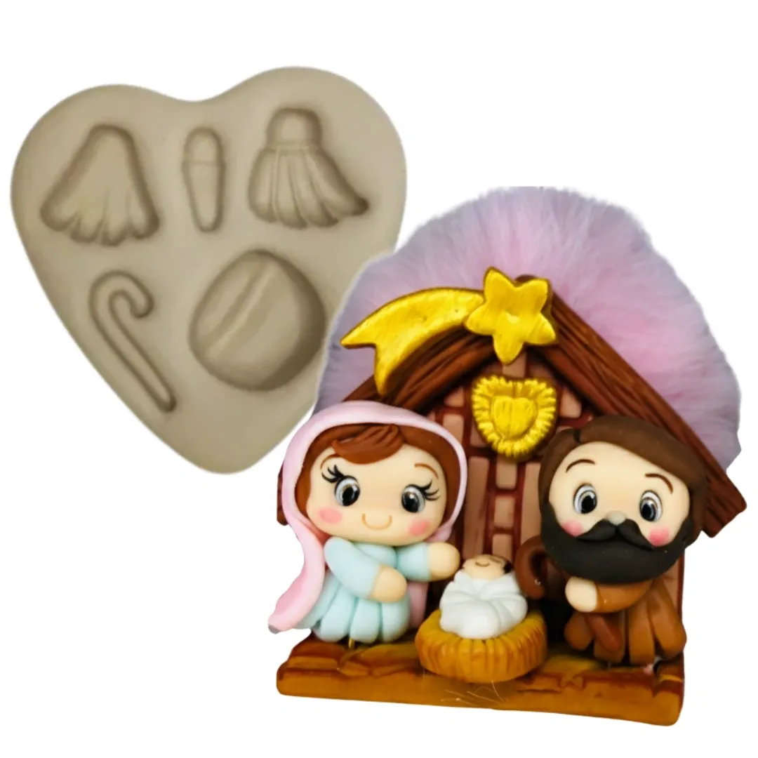 Molde de Silicone Mag Mini Manjedoura - cód 1829