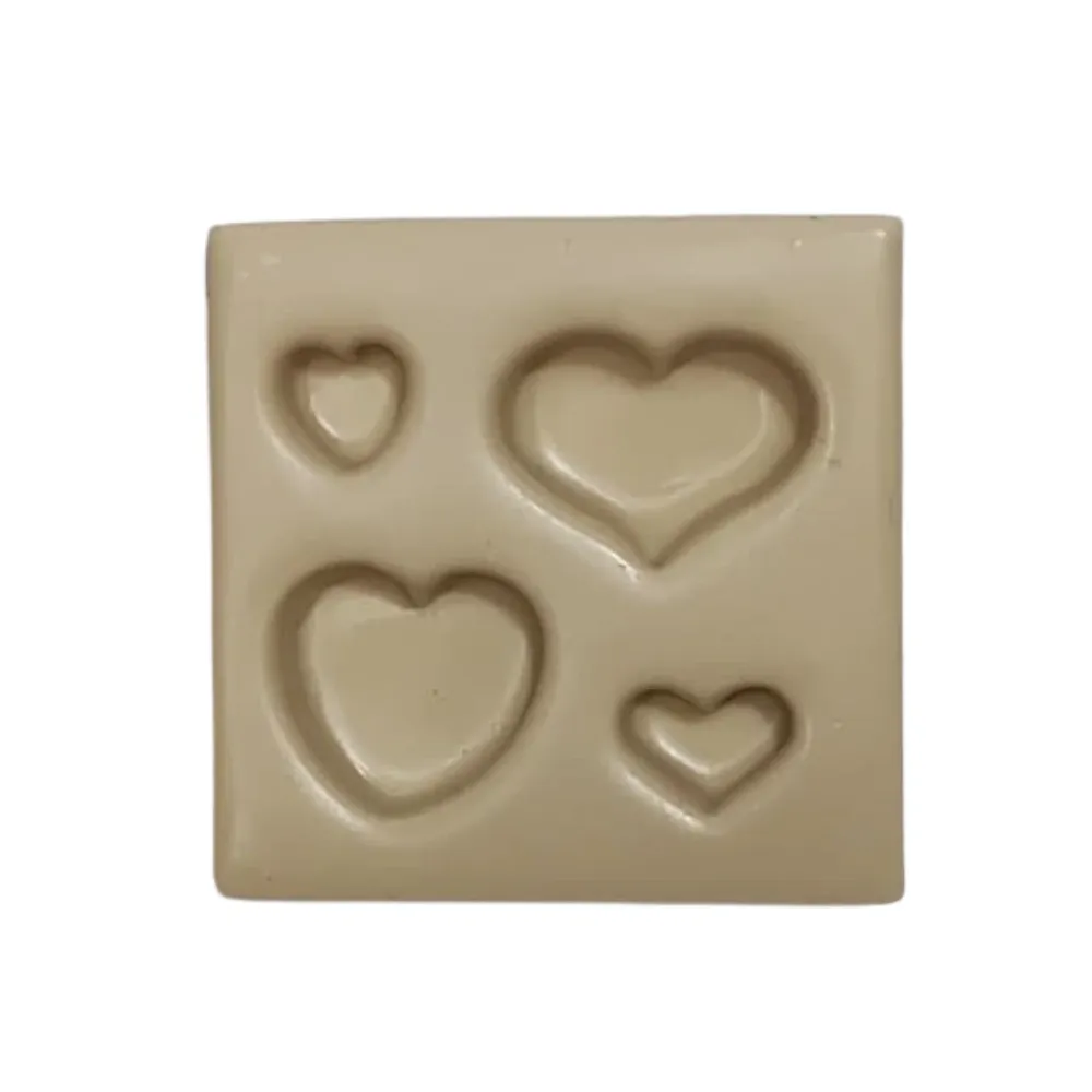 Molde de Silicone Mag Mini Corações - cód 2019