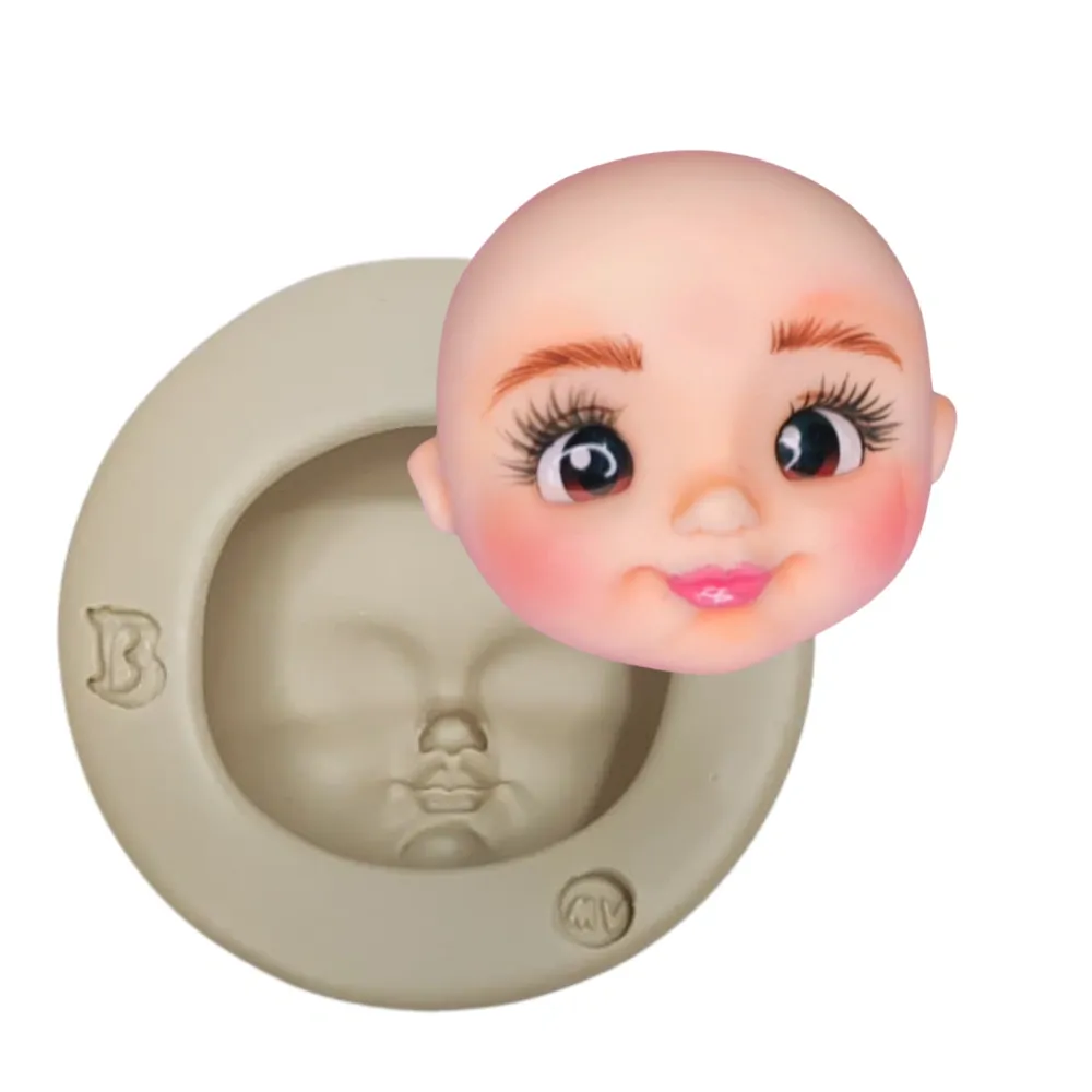 Molde de silicone Mag Rostinho Bia - cód 1793