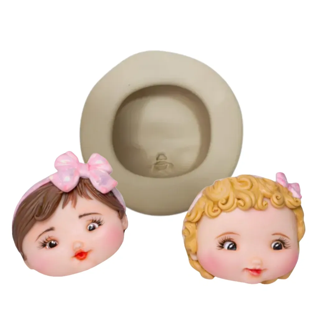 Molde de silicone Mag Rostinho Criança Titi - cód 2033