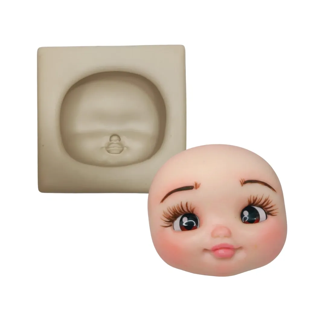 Molde de Silicone Mag Rostinho Jully - Cód 1798