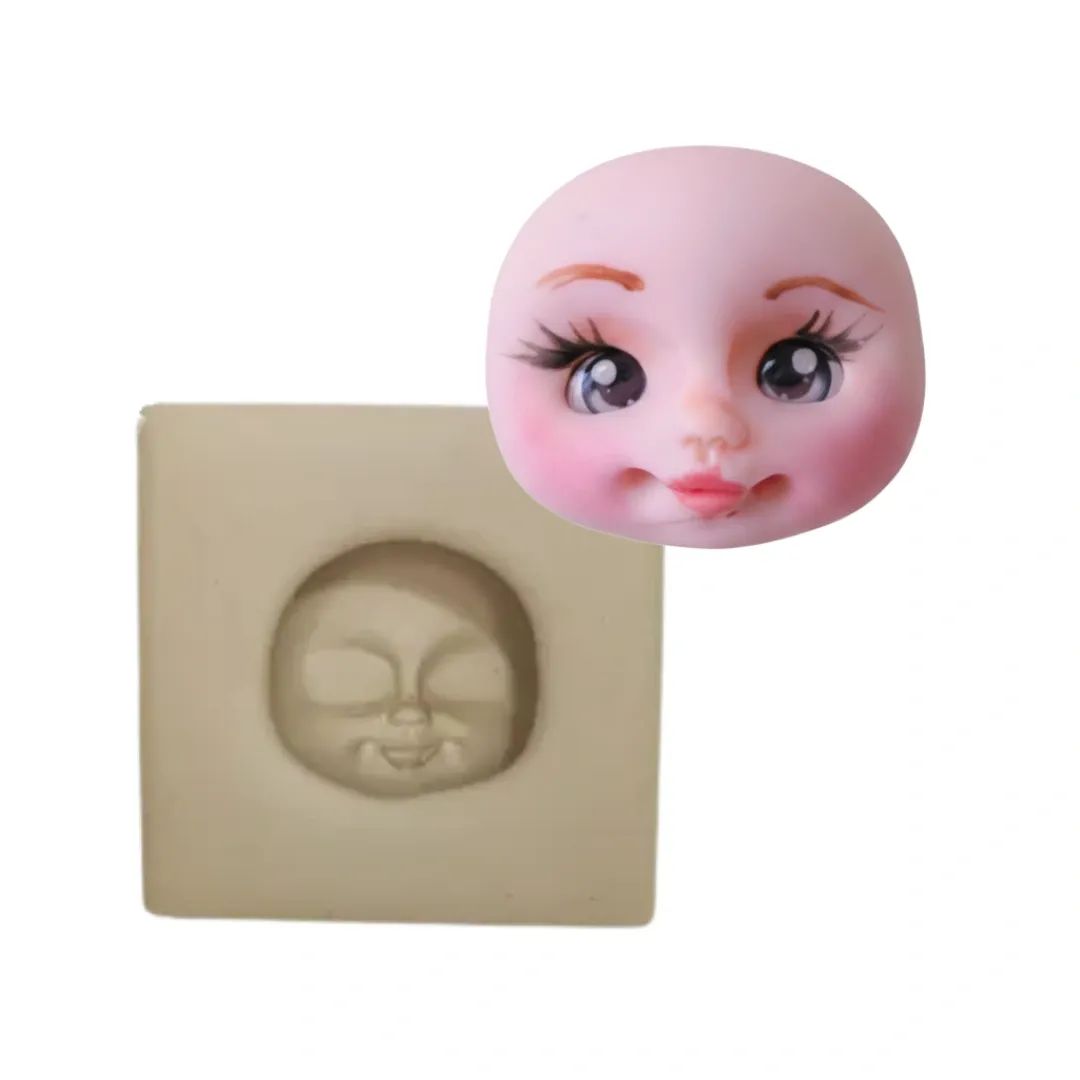 Molde de Silicone Mag Rostinho Modelado Mini 1 - cód 1815