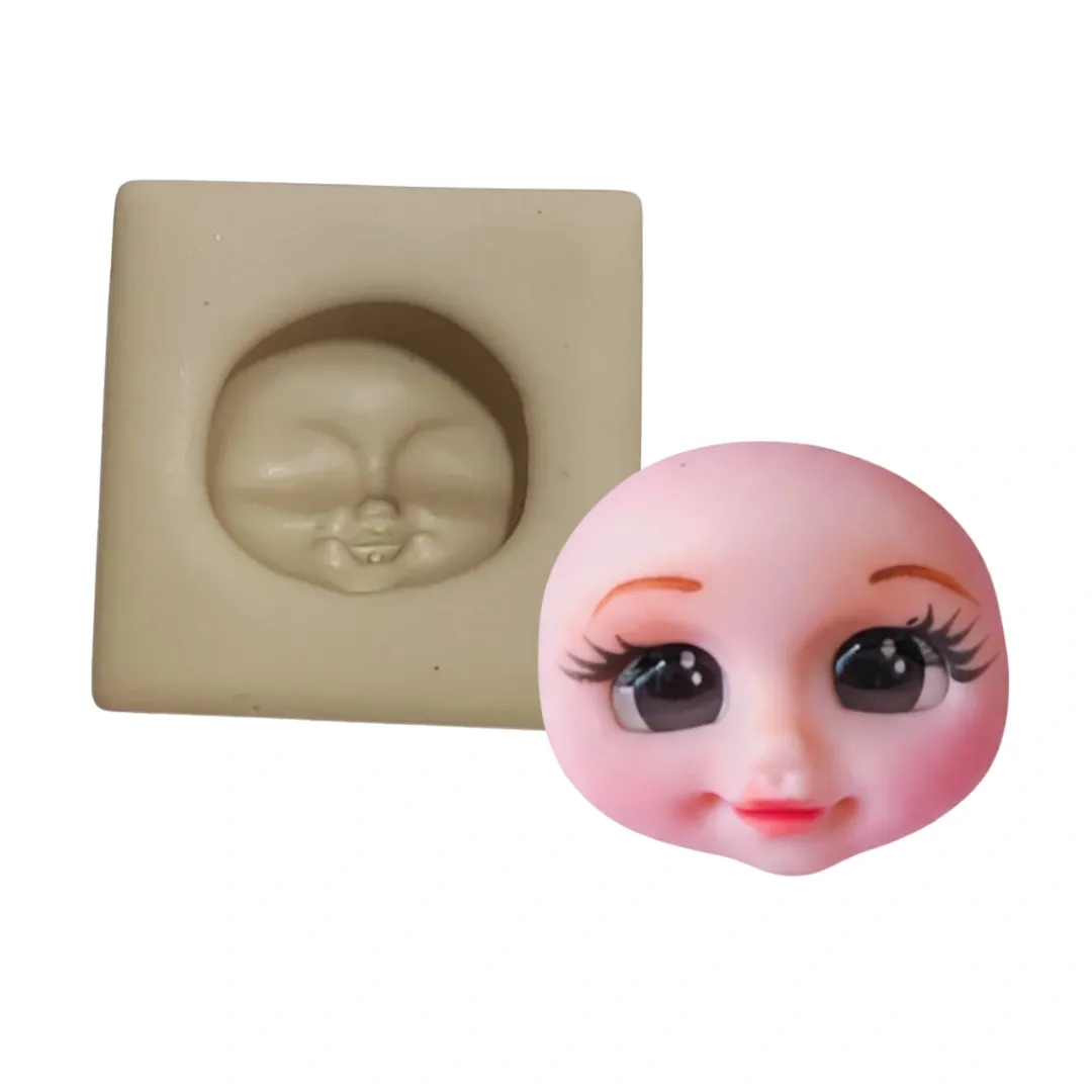 Molde de Silicone Mag Rostinho Modelado Mini 2 - cód 1816