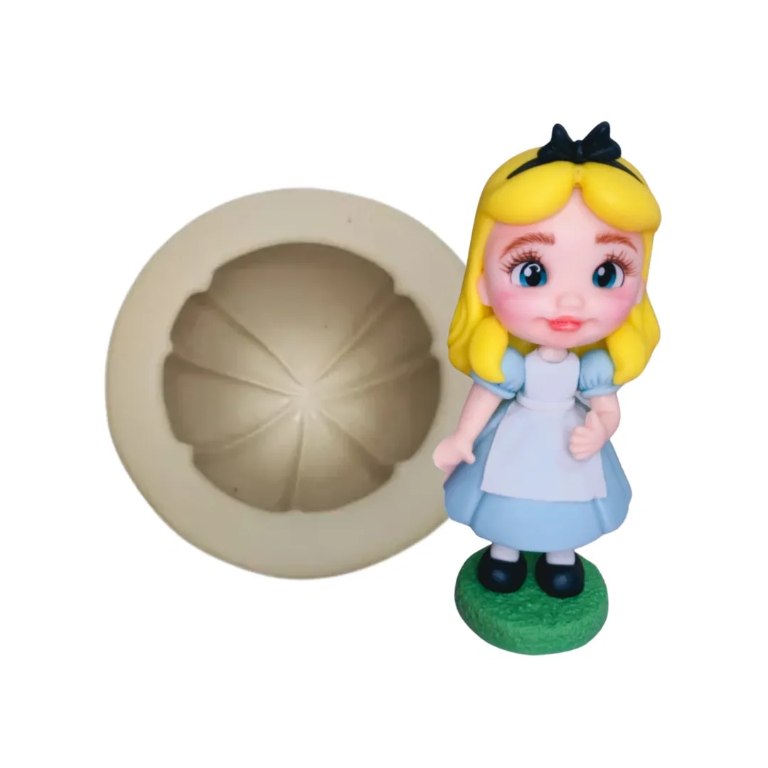 Molde de Silicone Mag Saia Princesa M - cód 2011