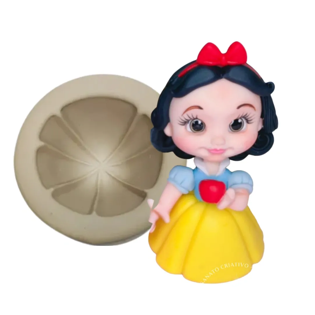 Molde de Silicone Mag Saia Princesa P - cód 2010