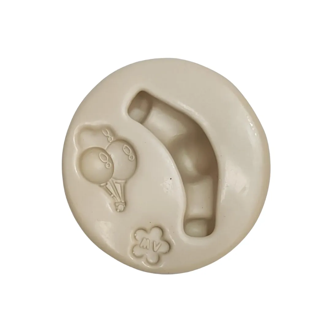 Molde de Silicone Mag Sentadinho com Balão - cód 2021