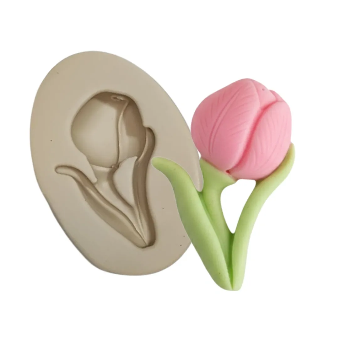 Molde de Silicone Mag Tulipa - cód 1883