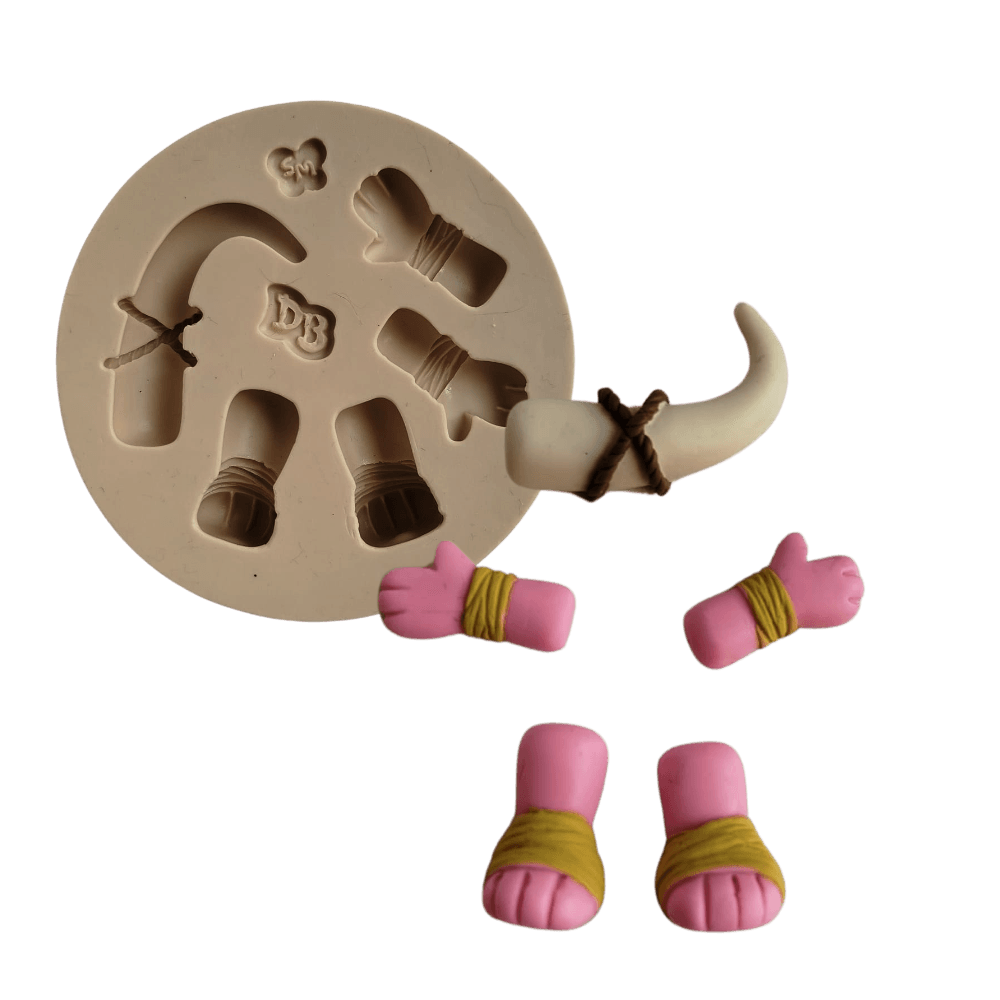 Molde de Silicone Membros Cocão da Ilha - Cód 1708