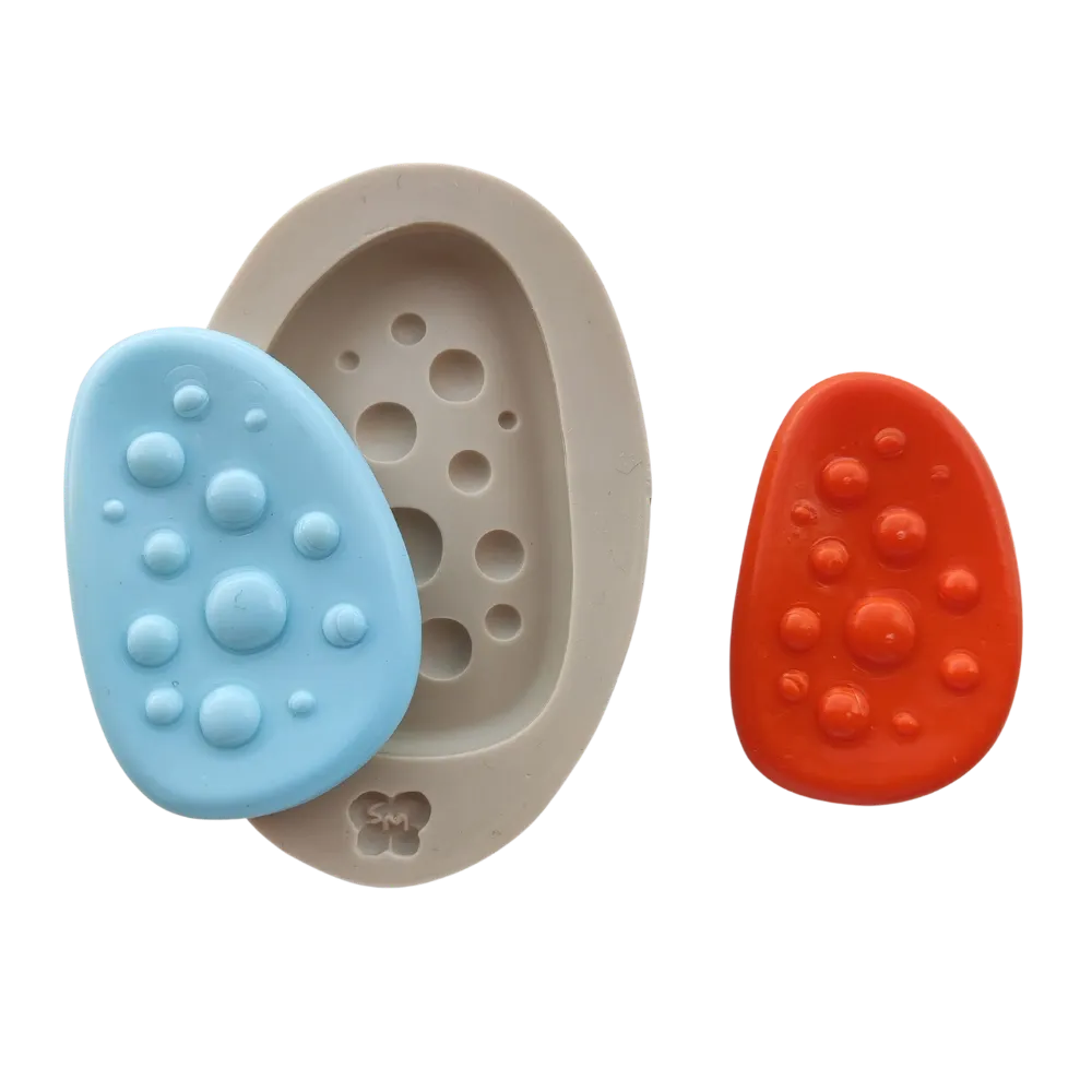 Molde de Silicone Pedra da Calma Sensorial Bolhas - Cód 2319