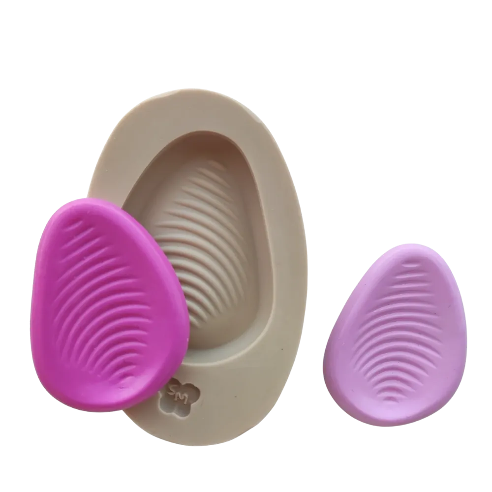 Molde de Silicone Pedra da Calma Sensorial Ondas - Cód 2316