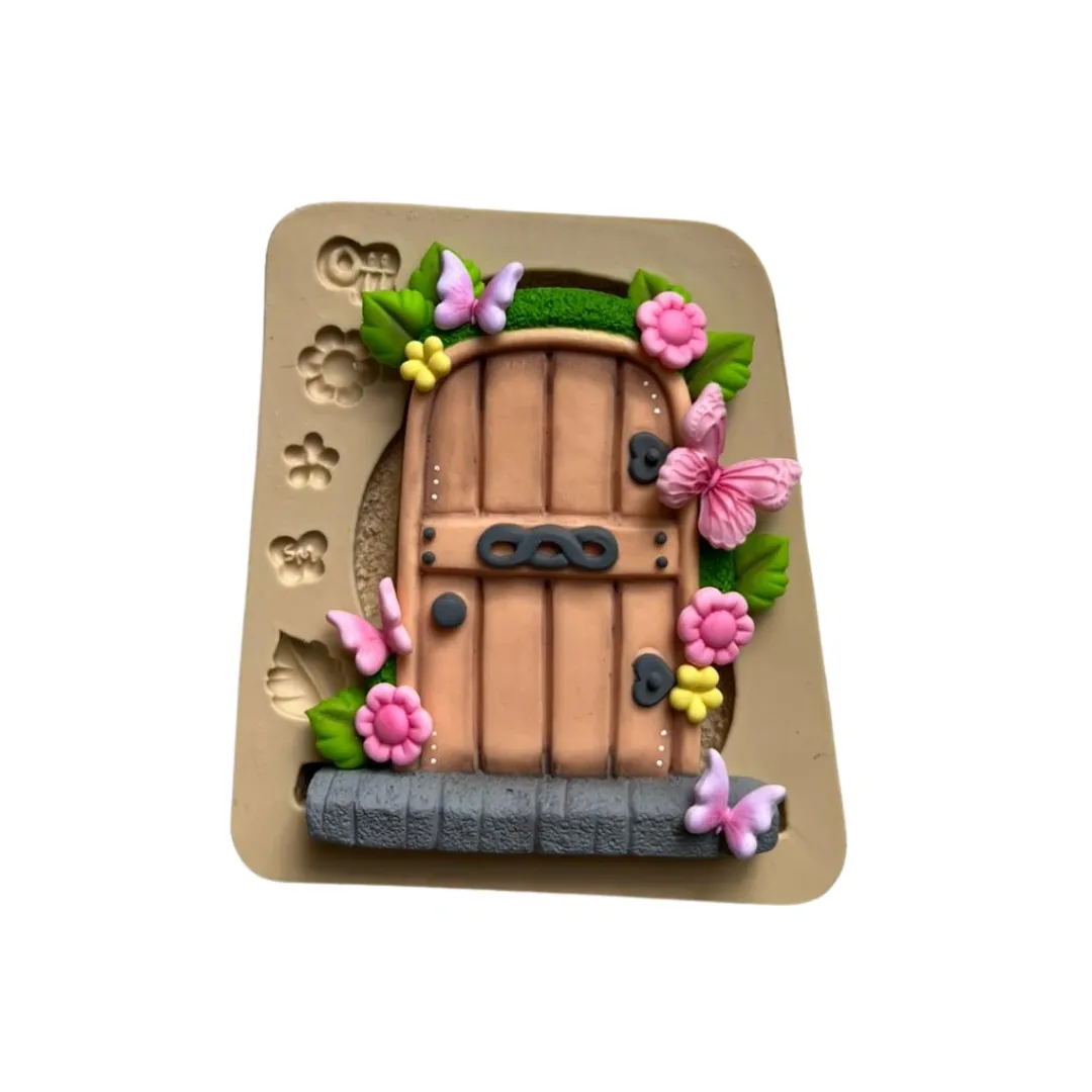 Molde de Silicone Portal das Fadas Graminha - Cód 2217