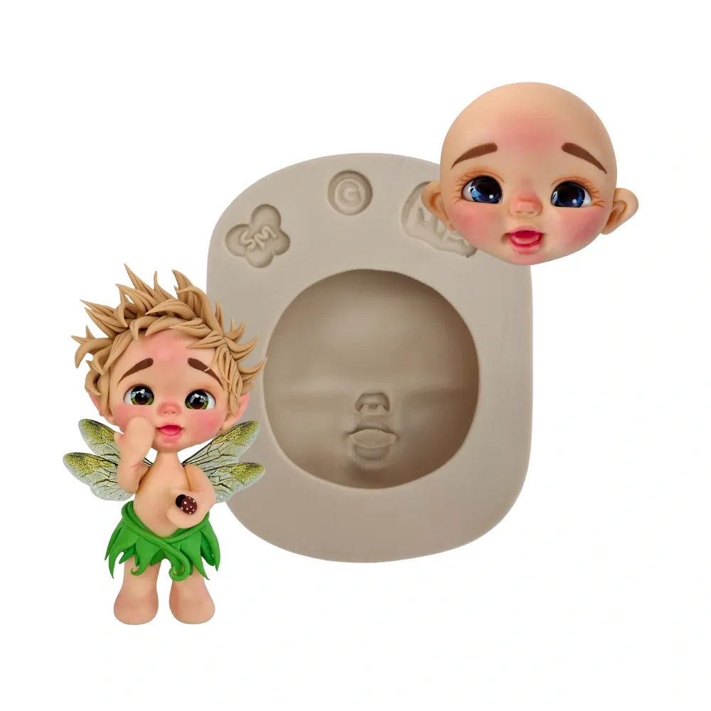 Molde de Silicone Rostinho Expressão Thayse G - Cód 1776