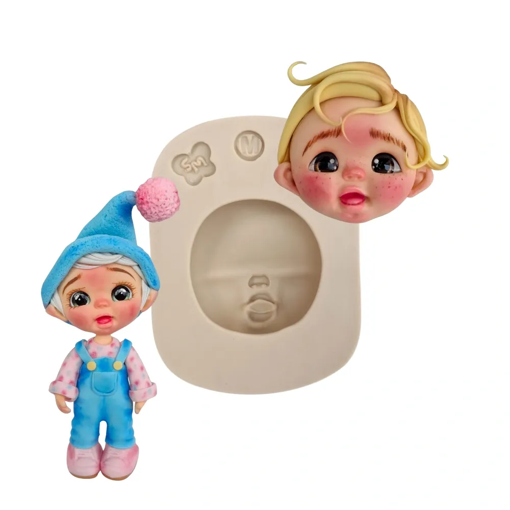 Molde de Silicone Rostinho Expressão Thayse M - Cód 1775